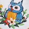 Набор для вышивания «Сова» Узор для вышивки Для начинающих Набор для самостоятельной вышивки с полным набором инструментов Материалы Инструкции для начинающих