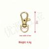 Zinc Alloy Lobster Clasp Dog Buckle & Metal Keychain Accessories
