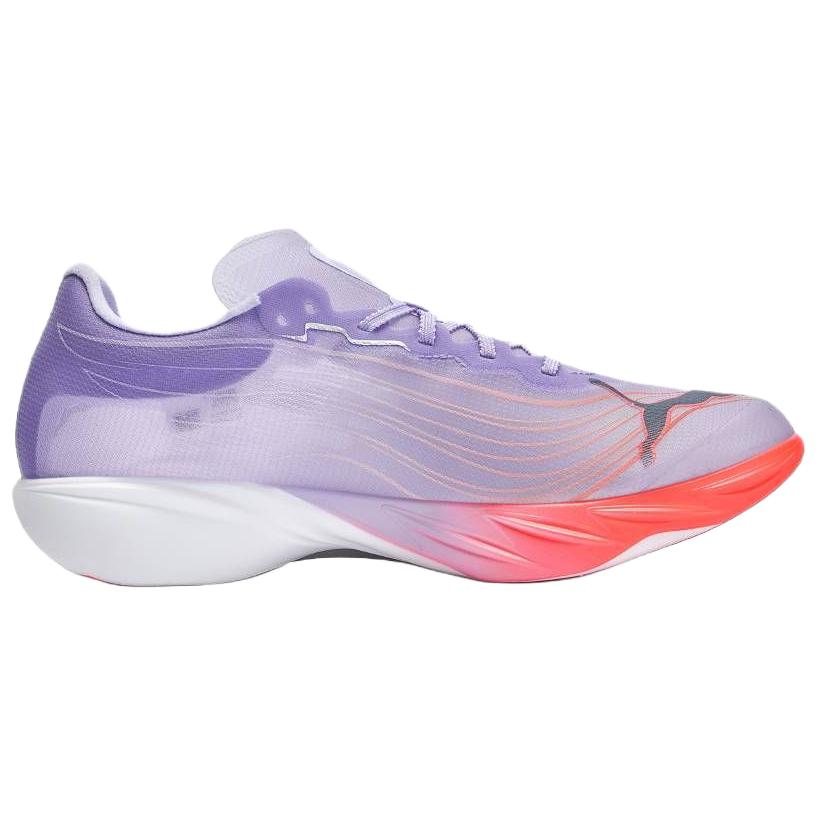 Puma Fast-Fwd Nitro Elite 2 Удобная посадка Нескользящие Дышащие Возвращающие Энергию Беговые Кроссовки Женские Кроссовки Светло-Фиолетовый Красный 313693-02