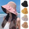 Foldable Bucket Hat UV Protection Sunshade Hat Summer Sun Cap