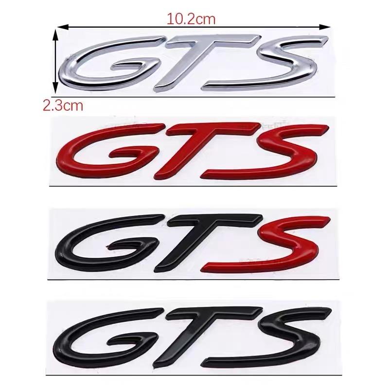 1 шт. 3D Металлические Наклейки с Эмблемой Автомобиля GTS Эмблема Крыло Боковая Задняя Крышка Багажника Наклейка Аксессуары Для 911 718 GTS Turbo 4 S