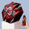 AC Milan Рисунок Печатный Мини 5 Сложений 8 Спиц Компактный Зонт Ветрозащитный Водонепроницаемый Легкий Портативный Складной