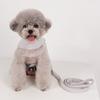 Dog Boutique Dog Harness Clothes Set Lead Leash Set Chest Leash Walking Supplies, Gray
