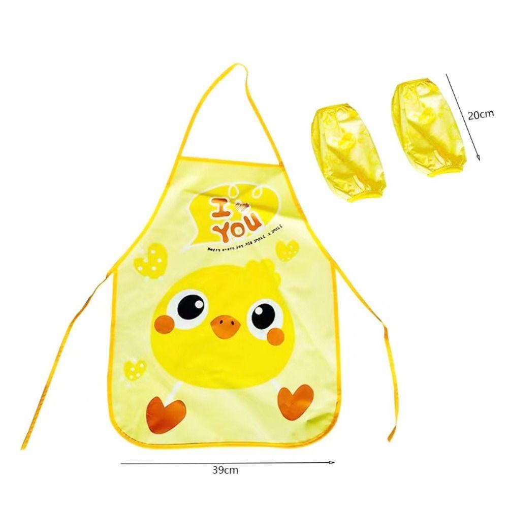 Мультяшный слюнявчик, фартук для рисования с защитой от загрязнений, новый фартук для ребенка