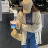 Женский утолщенный вязаный свитер свободного кроя на пуговицах с V-образным вырезом, вязаный кардиган, куртка