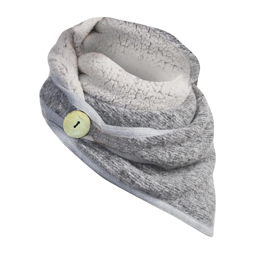 Женский повседневный шарф с принтом, модный многоцелевой платок в стиле ретро, ​​шарф на пуговицах