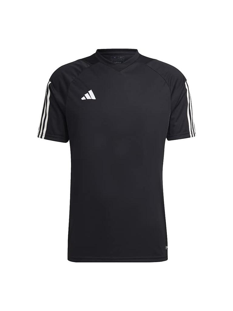 Футболка Adidas Tiro 23 Competition Jersey для футбола, с коротким рукавом, черная, размер XL, мужская, (DD442), (HK7638)