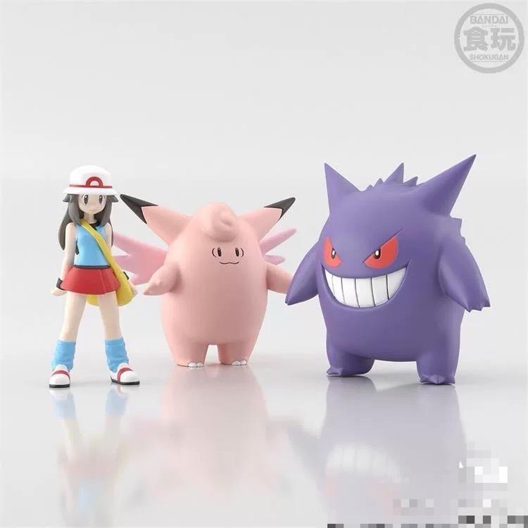Оригинальная модель-игрушка Глефабл (Clefable) Зеленый Генгар (Gengar) Милый Action Figure Масштаб 1/20 Мир