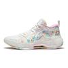 Баскетбольные кроссовки Li Ning Disney X Blade 2 Low из искусственной кожи, прочные и легкие, мужские, белые, розовые, ABAS103-1