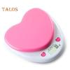 Mini Scale Minimalistic Stylish Large Screen Display Practical Rice Grains Digital Kitchen Heart-shaped Scale for Laboratory