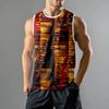 Мужская мода принтованный спортивный повседневный жилет без рукавов