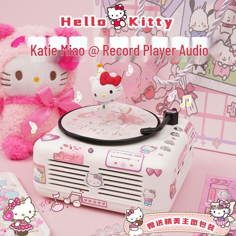 Bluetooth-динамик-проигрыватель для пластинок с кошачьей тематикой – Идеальный подарок на день рождения для девочек