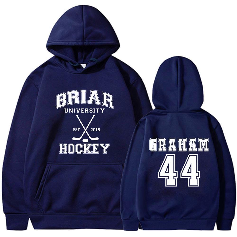 Fashion Hip-hop Graham 44 Printing Hoodie Loose Street Pullover Autumn Casual Clothes Men Women Tops Vintage Sweatshirts