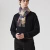 ABRAHAM MOON Merino Wool Muffler 25cm - Gresington Heather