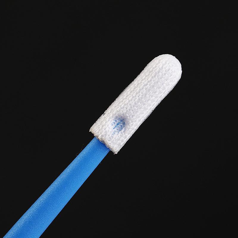 100 шт. Промышленные ватные палочки Нетканые Антистатические Удаление пыли Для Линзы фокусировки волоконного лазера и Защитных окон Инструменты для очистки