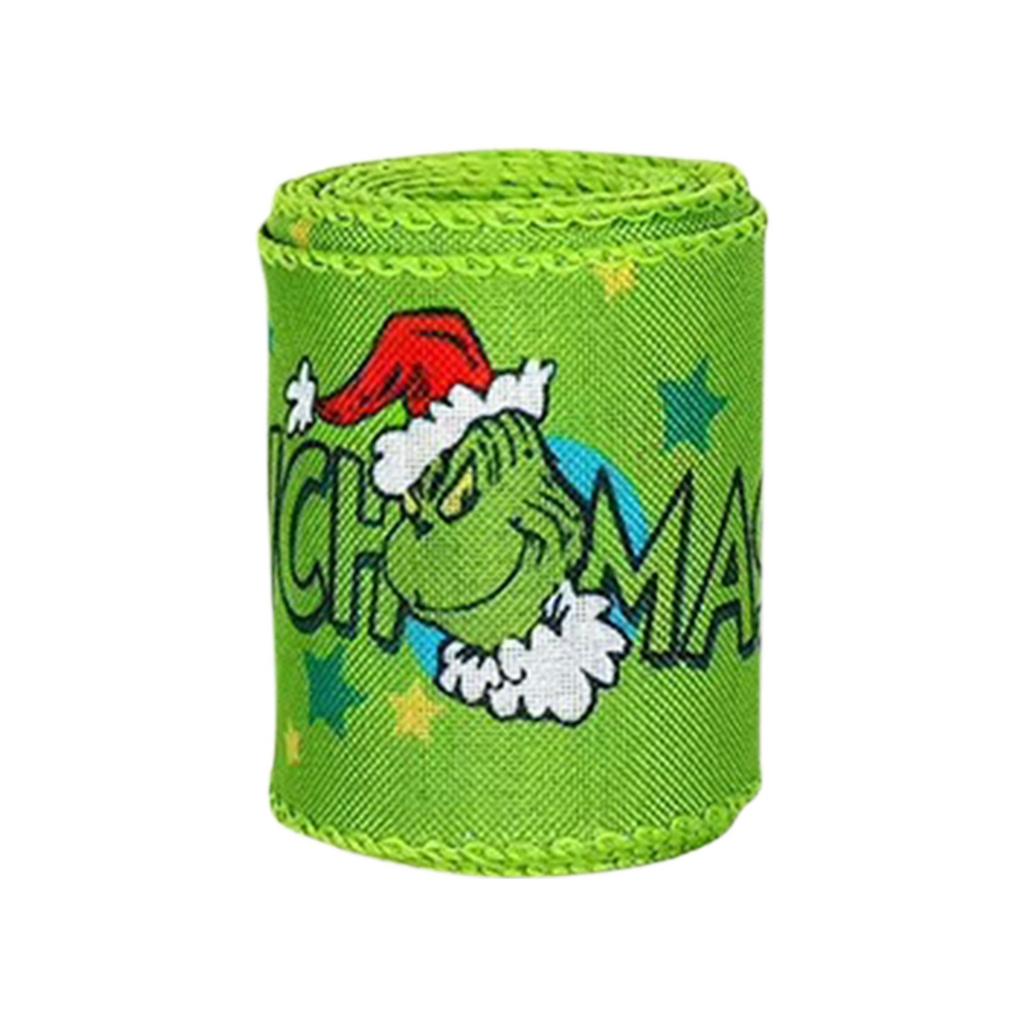 Ribbon Christmas Ribbon Green Furry Christmas  Ribbon Holiday Decoration Random