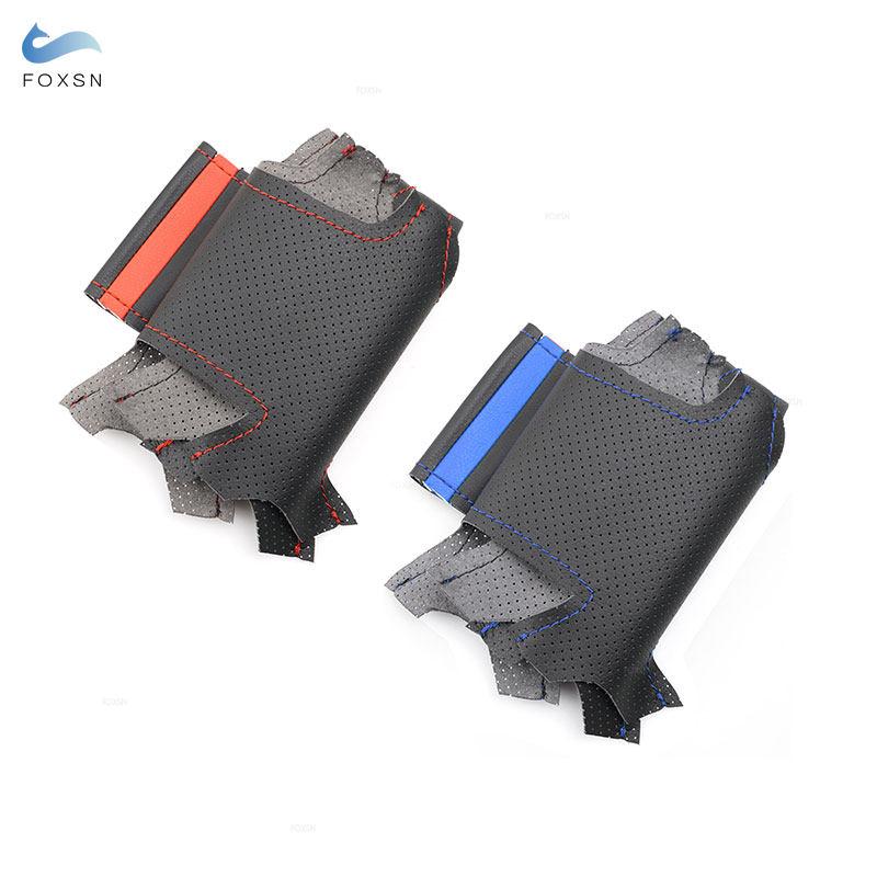 For Renault Clio 3 RS 2005 2006 2007 2008 2009 2010 2011 2012 2013 Hand-stitch Car Steering Wheel Cover Perforated Leather