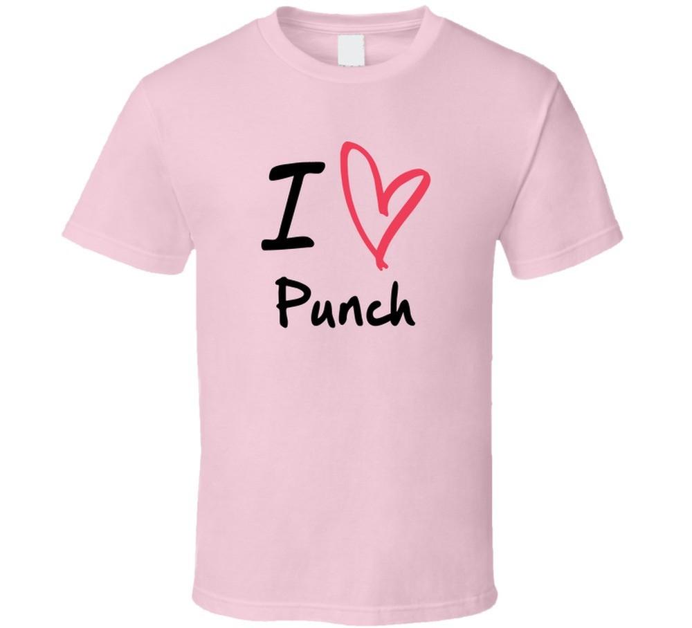 I Love Punch Tee Funny Viral Monkey T Shirt Unisex T-Shirt