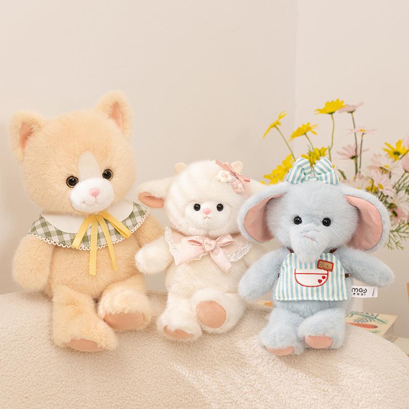 Новая плюшевая игрушка серии Юми тряпичная кукла ягненок слон кукла-кошка детская кукла