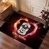 Coventry City Custom Crystal Velvet Rug, Personalized Name Text Print, Football Logo Soft Non‑Slip Floor Mat Home Decor Gift