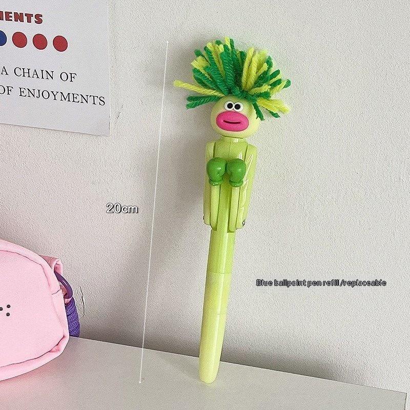 Cartoon Ballpoint Pen Creative Gel Pen Smooth Writing Stress Relief Student Study Office School Art Supplies