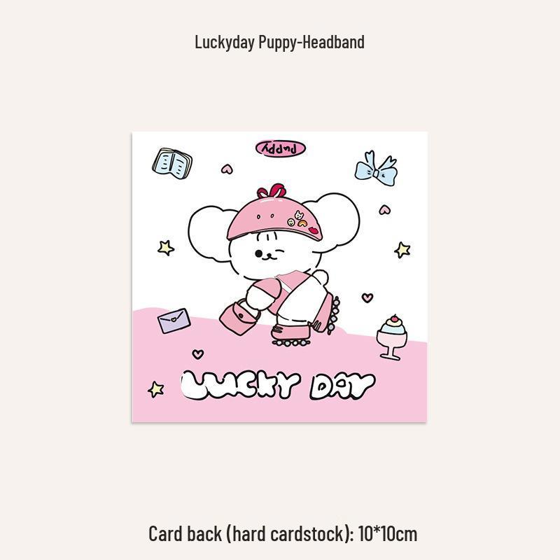 Самоклеящийся милый набор пакетиков для упаковки карточек для маленьких карточек