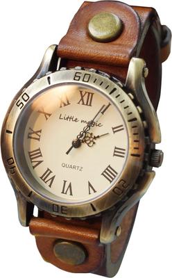 Кожа, которая меняется из-за аллергии Часы Часы Старинные часы M [Маленькая магия] [Японское время] [Японский механизм] [Совместимость с металлом] Мужские Женские