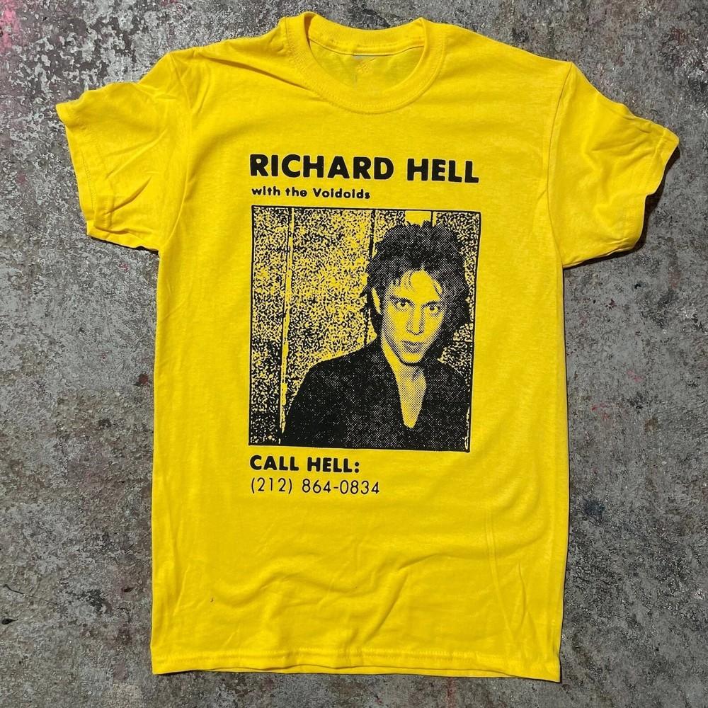 NEW Richard Hell Yellow Cotton All size S5XL Shirt IA381 Unisex T-Shirt