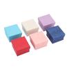 6Pcs Sponge Case Jewelry Gift Box Paper Jewelry Display Box High Quality Ring Box  Wedding Favors