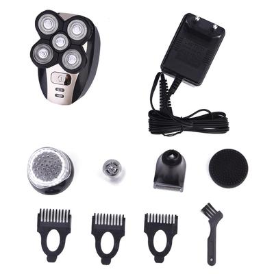 Перезаряжаемый электрический триммер для волос и бороды бритва бритвенная машина (шампанское )