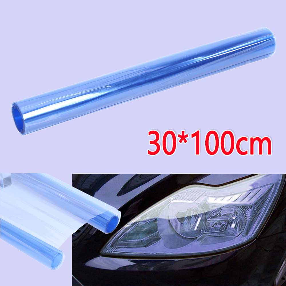 Светло-черная дымчатая тонировочная пленка, виниловая наклейка, ширина 30 см, фара, задний фонарь, автомобильная виниловая пленка, наклейка, фольга, покрытие, стайлинг автомобиля