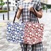 Mizumori Ado Japanese Pattern Series Hand Tote Bag Red Tote Bag Outing Ado-chan