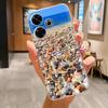 Прозрачный чехол для телефона для Poco F6 Мягкий ТПУ Силикон Милый Кролик Легкая задняя крышка для Xiaomi Poco F6 PocoF6 Pro Funda Чехлы Capa