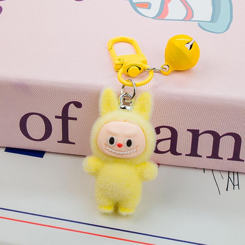 Аниме периферийное устройство Kawaii милый мультфильм Labubu брелок подвеска автомобильный брелок креативный рюкзак украшения аксессуары подарки