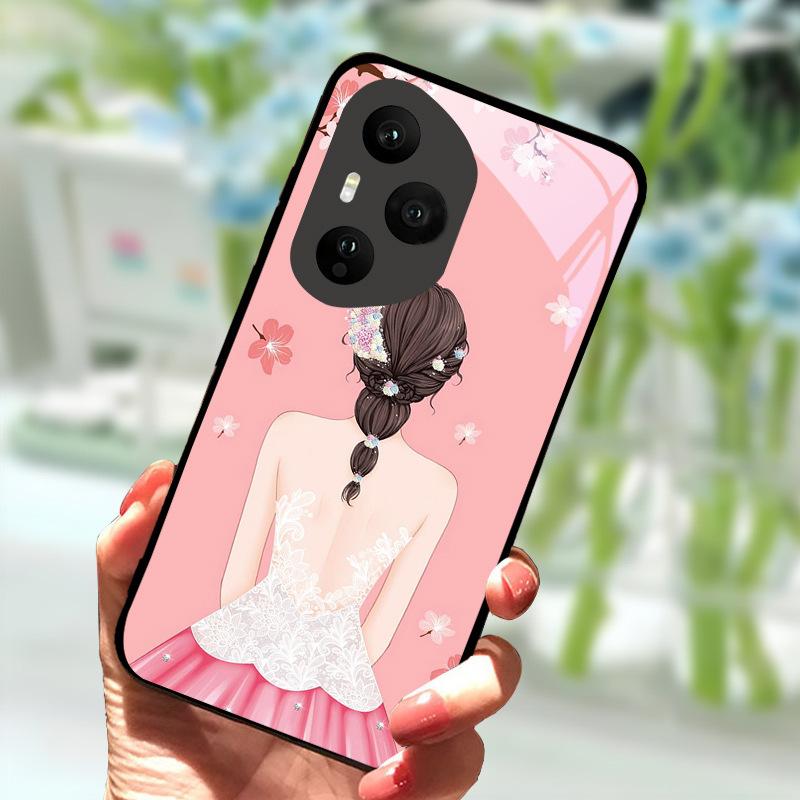 Чехол для Honor 400 Pro 5G Роскошный Закаленное Стекло Противоударный Чехол Для Honor400 Pro 400Pro Задняя Панель Телефона Ударопрочный Fundas Capa