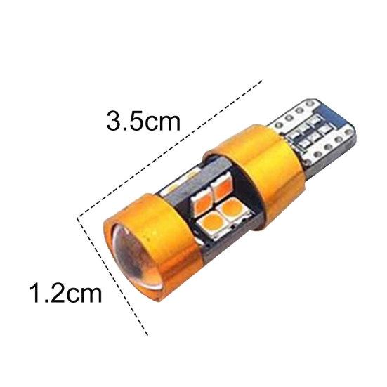 2шт T10 168 194 2825 W5W 19LED Янтарный парковочный фонарь заднего хода