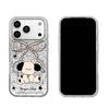 Чехол для iphone 16 Plus 11 15 18 Pro Max 17 Pro 14 13 XS Max Air 12 XR Розовый Леопардовый Узор Блеск Трещины Фольга Акрил ТПУ Чехол для Телефона