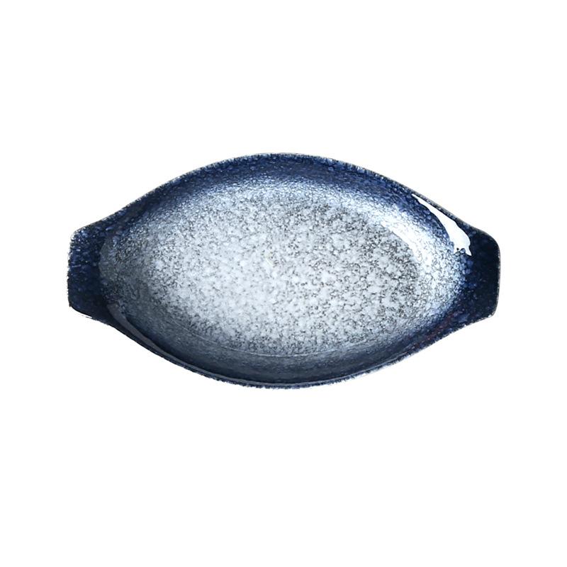 Японская печь, преобразованная в тарелку для закусок, суши, сашими, нестандартная керамическая тарелка в форме лодки, ресторан, суши-магазин