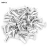 100pcs GB867 M4 Flat Head Aluminum Rivets Flat Head Solid Rivet (M4 * 12)
