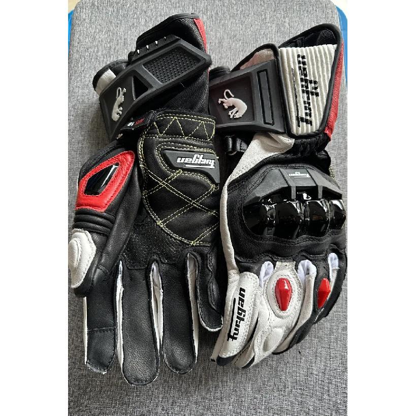 Genuine Leather Motorcycle Gloves Men's Windproof Outdoor Riding Motocross Gloves Touch screen Motociclismo Protective Equipment