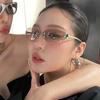 Trend Frameless Sunglasses UV Protection Punk Eyeglasses Decorative Sun Glasses Unisex