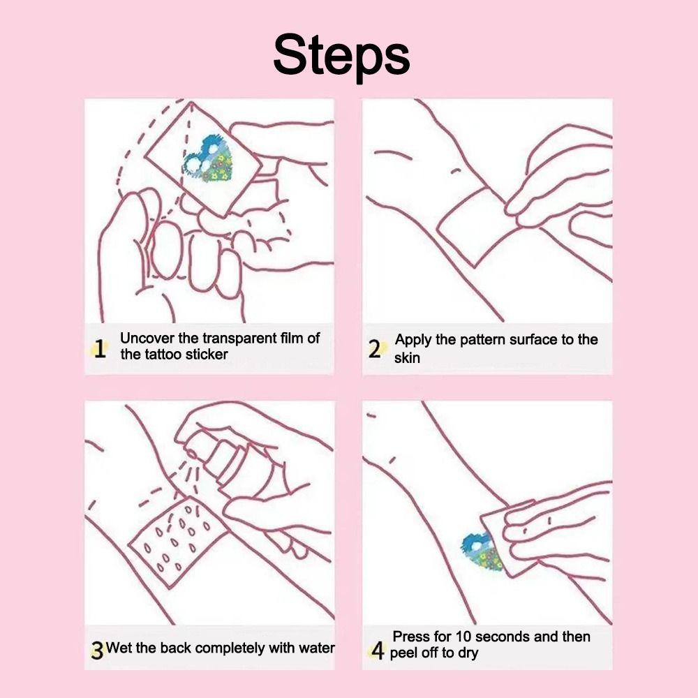 INS Style Temperature Sensitive Stickers Waterproof Temporary Tattoos  Gifts