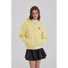 Goxo Modern Fit Zip Up Hoodie Yellow FallIng In Golf