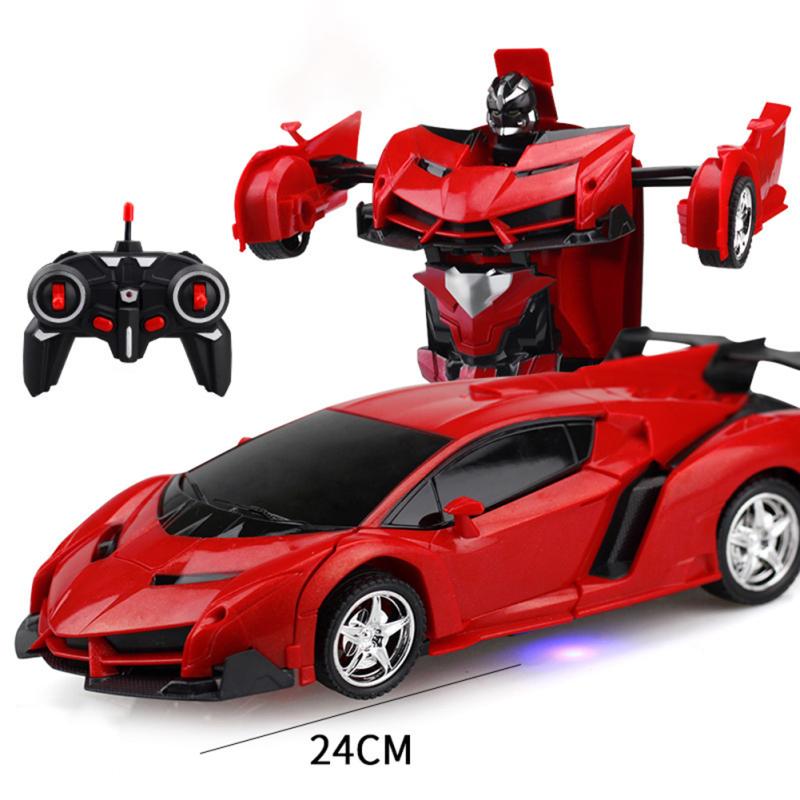 1:18 Remote Control Transforming Car Induction Transforming Robot Rc Car Children Racing Car Model