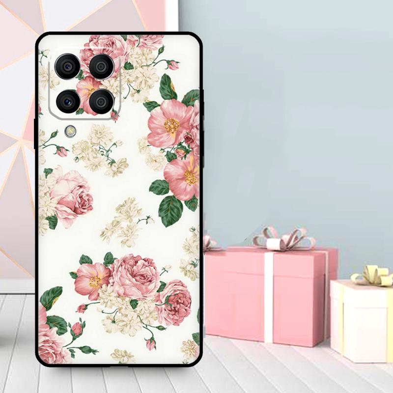 Красивый Сад Красные Розы Цветы Чехол Для Samsung Galaxy M56 M52 M32 M53 M16 M11 M21 M31 M35 M12 M13 M14 M15 M36 M55 M34 M54