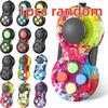 Rotating Magic Bean Mini Fidget Toy Adult Antistress Autism ADHD Stress Relief Fingertip Toys For Kids Fidget Pad Fun Tool
