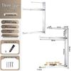 Retractable Punch-Free Wall-Mounted Clothes Drying Rack for Balcony
