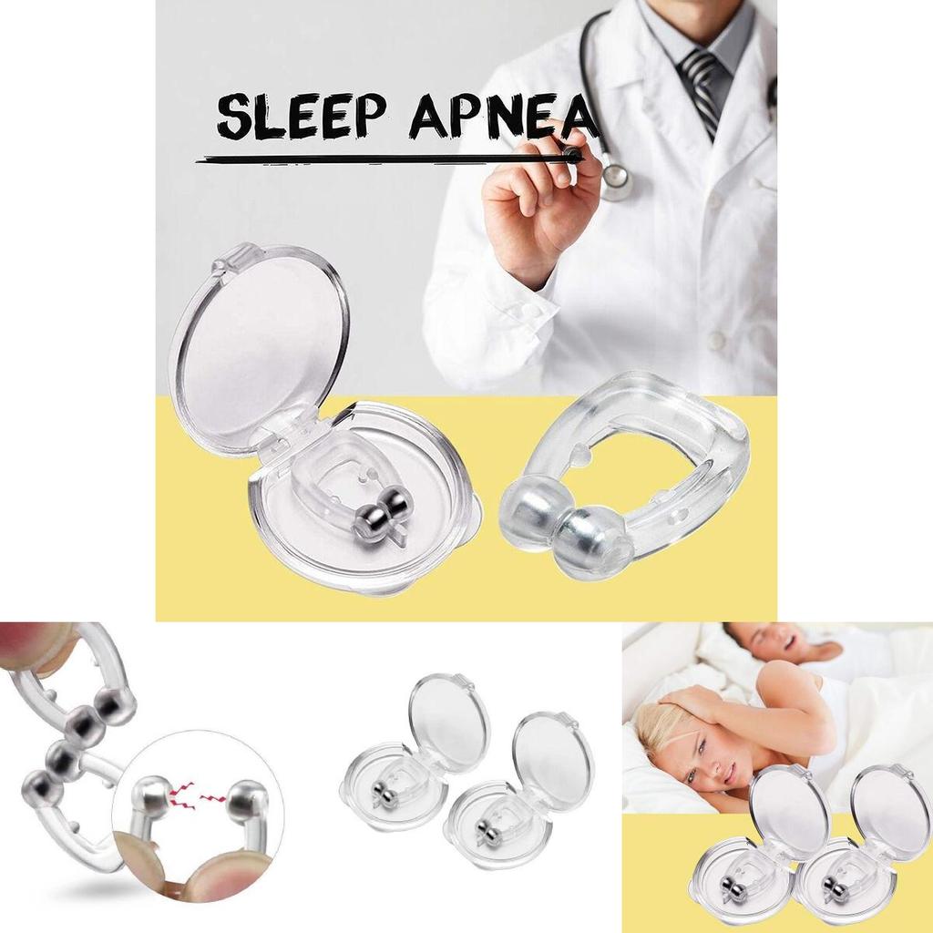 Силиконовый зажим для носа против храпа для тихого сна и облегчения храпа