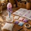 Artistic Beaded Floral Decor DIY Hyacinth Kit, 3D Beading Flower Art Crafts Set, Set Handmade Themed Kit for Kids Adults Beginners Handcrafted