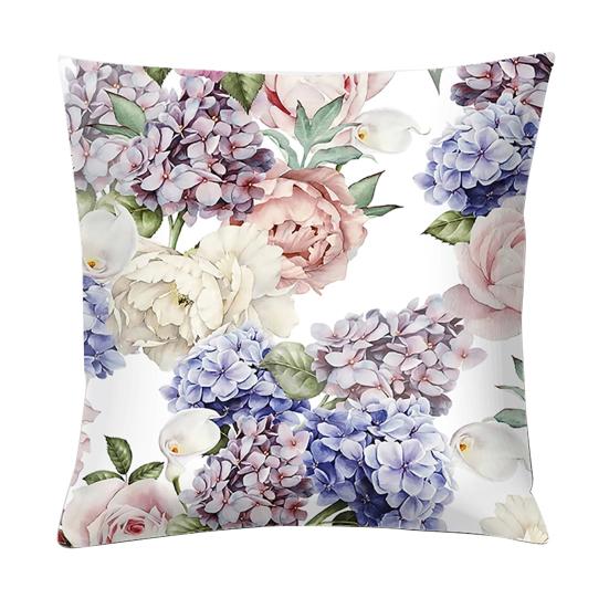 Наволочка без катышков, полиэстер с тонкой строчкой, можно стирать в машине, наволочка с цветочным узором, домашний декор